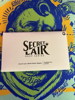 MTG Secret Lair X Brain Dead: Staples Rainbow Foil - Image 2