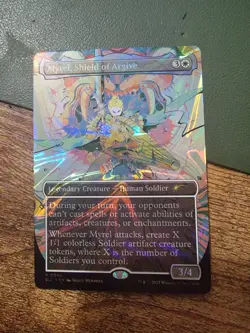 MTG Myrel, Shield of Argive (Halo Foil) Secret Lair Encyclopedia - Image 1