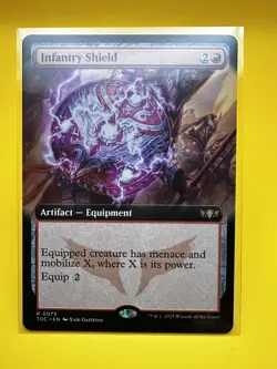Infantry Shield (Extended Art) R Commander: Tarkir: Dragonstorm 75 NM - Image 1