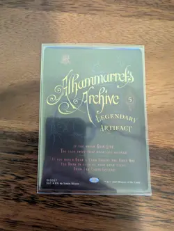 MTG Foil Alhammarret's Archive Borderless Secret Lair Encyclopedia of Magic NM - Image 1