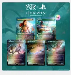 MTG Secret Lair Playstation Horizon Forbidden West Foil Preorder - Image 1
