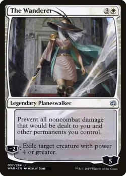The Wanderer 37 WAR MTG Legendary Planeswalker White Uncommon Burt 2019 EN - Image 1