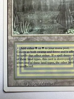 Bayou Mtg Dual Land Bayou Revised Edition See For Pics Condition Read Desc. - Image 5