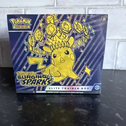 Pokemon TCG Scarlet & Violet Surging Sparks ETB Elite Trainer Box Sealed New - Image 1