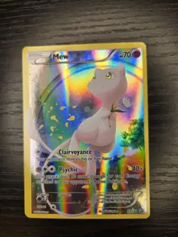 Pokemon TCG Mew XY110 Black Star Promo Full Art Holo Card - Image 2