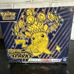 Pokemon TCG Scarlet & Violet Surging Sparks ETB Elite Trainer Box Sealed New - Image 1