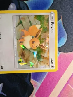 Pokemon TCG Eevee 155/214 Lost Thunder Cracked Ice Holo 2018 - Image 2
