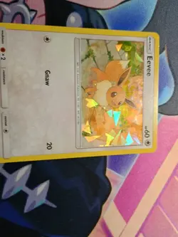 Pokemon TCG Eevee 155/214 Lost Thunder Cracked Ice Holo 2018 - Image 3