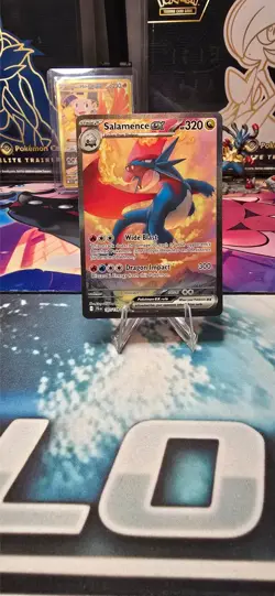 Pokemon Secret Illustration Rare Salamence ex 187/159 Sv09 Journey Together - Image 1