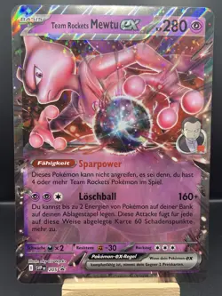 Pokemon mewtu ex Team Rockets Deutsch 205 Black Star Promo Xxl - Image 1