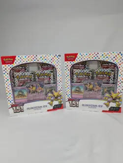Two (2) Pokemon Scarlet & Violet 151 Alakazam EX Collection Box - Image 1
