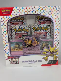 Two (2) Pokemon Scarlet & Violet 151 Alakazam EX Collection Box - Image 2