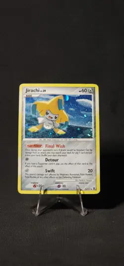 Pokemon Jirachi 7/111 Rising Rivals Holo HP - Image 1