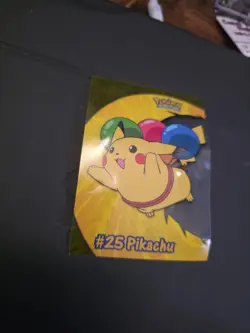 Pikachu #25 PC1 Pokemon Topps 2000 TV Animation Clear - Image 2