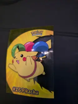 Pikachu #25 PC1 Pokemon Topps 2000 TV Animation Clear - Image 3