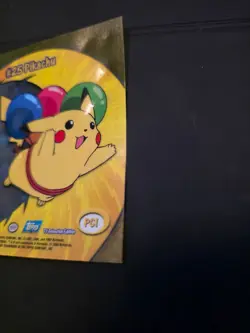 Pikachu #25 PC1 Pokemon Topps 2000 TV Animation Clear - Image 5