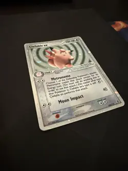 2004 Pokemon TCG Clefable Ex Fire Red & Leaf Green 106/112 Holo Rare - Image 3