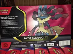 Pokemon TCG Mega Lucario ex Premium Figure Collection Box Factory Sealed In Hand - Image 3
