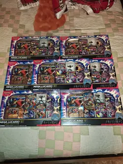 Pokemon TCG Mega Lucario ex Premium Figure Collection Box Factory Sealed In Hand - Image 5