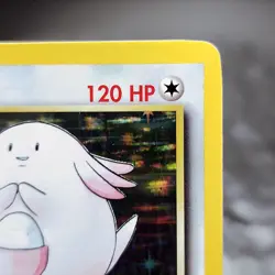 Chansey Holo 3/102 Base Set Unlimited WOTC Pokemon TCG Vintage 1999 Rare NM - Image 3