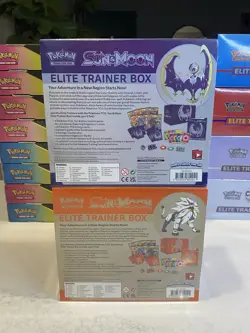 Pokemon TCG Sun and Moon Base Set ETB Set of 2 - Brand New Sealed - Image 2