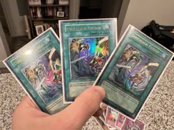 Yu-Gi-Oh TCG Dimension Fusion IOC-EN094 Ultra Rare Unlimited Edition X3 - Image 1