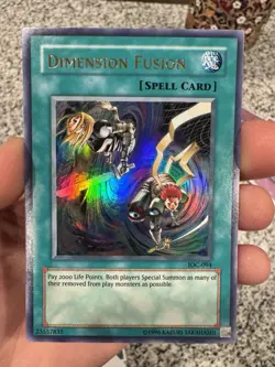 Yu-Gi-Oh TCG Dimension Fusion IOC-EN094 Ultra Rare Unlimited Edition X3 - Image 4