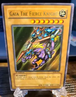 GAIA THE FIERCE KNIGHT LOB-006 ULTRA LIGHT PLAYED 1ST EDITION - Image 1