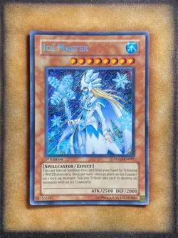Yugioh Ice Master TDGS-EN097 Secret Rare 1st Ed NM - Image 1