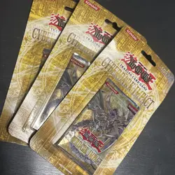 NEW YUGIOH Cyberdark Impact Booster Pack Lot First Edition Blister 3PC - Image 1