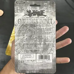 NEW YUGIOH Cyberdark Impact Booster Pack Lot First Edition Blister 3PC - Image 3