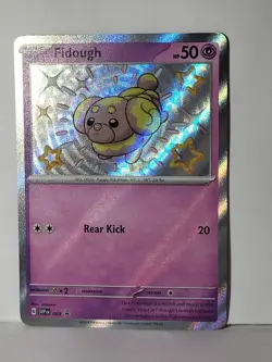 Fidough SVP069 Black Star Promo Baby Shiny Holo Rare Pokemon TCG Card - Image 1
