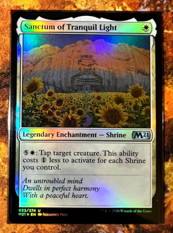 Sanctum of Tranquil Light FOIL - MTG Magic Card - NM Uncommon - Image 1