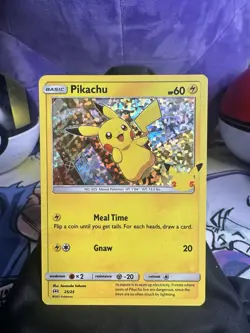 McDonald's Pikachu 25th Anniversary Promo Card #025/025 - Image 1