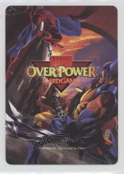 1995 Marvel Overpower CCG Character Cards Captain America - Image 2