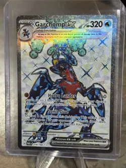 Pokemon Cards Garchomp ex 219/182 Full Art Secret Rare Paradox Rift NM - Image 1