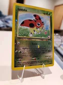 Ledyba Reverse Holo Pokemon Card 7/18 Southern Islands - Image 1