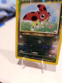 Ledyba Reverse Holo Pokemon Card 7/18 Southern Islands - Image 4