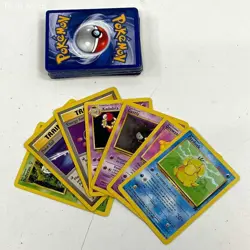 Vintage Original Pokemon WOTC Trading Card Lot Base Set Jungle Fossil Bundle - Image 1