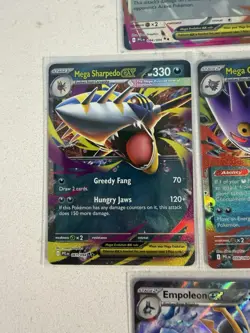 Phantasmal Flames Mega EX & EX 7 Card Bundle Gengar, Empoleon 114/094 & MORE - Image 3