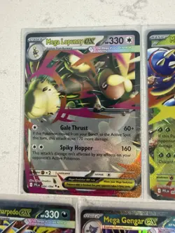 Phantasmal Flames Mega EX & EX 7 Card Bundle Gengar, Empoleon 114/094 & MORE - Image 5