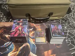 MTG Fae Dominion Commander Pre-Con Deck With Matching Ultra pro Sleeves And Box! - Image 1