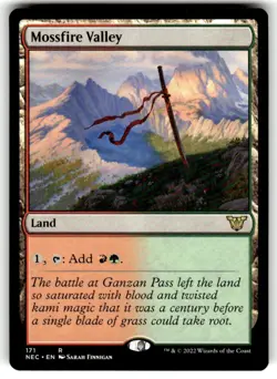 Mossfire Valley Commander: Kamigawa: Neon Dynasty Regular MTG - Image 1
