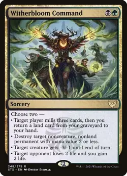 Witherbloom Command Regular - Strixhaven: School Of Mages MTG-NM - Image 1