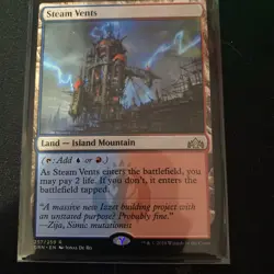 Steam Vents 257 Guilds of Ravnica NM MTG - Image 1