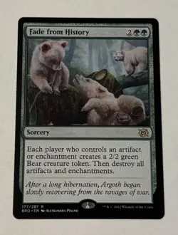 MTG Fade from History - The Brothers' War NM - Image 1