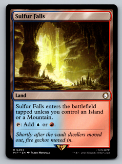 Sulfur Falls R 0294 - MTG Universes Beyond: Fallout (PIP) - Image 1