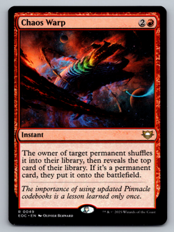 Chaos Warp R 0049 Edge of Eternities Regular - Image 1