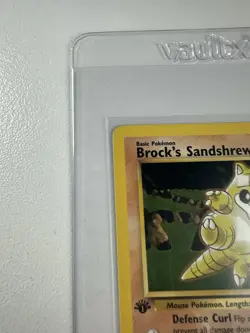 Brock’s Sandshrew 1st edition Gym Heroes 71/132 WOTC vintage Pokemon - Image 3