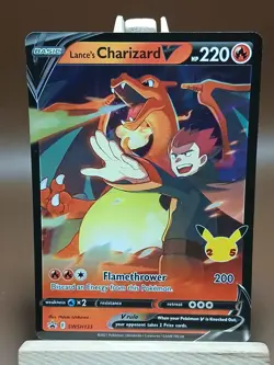 MP Lances Charizard V SWSH133 Black Star Promo Pokemon Tcg Celebrations - Image 1